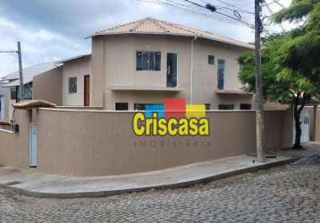 Casa com 2 dormitórios à venda, 90 m² por r$ 300.000,00 - residencial rio das ostras - rio das ostras/rj