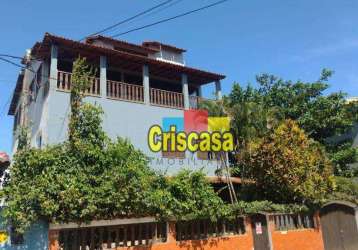 Casa com 6 dormitórios, 600 m² - venda por r$ 1.600.000,00 ou aluguel por r$ 6.000,00/mês - costazul - rio das ostras/rj