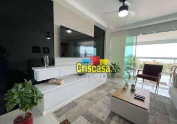 Apartamento com 3 dormitórios à venda, 145 m² por r$ 970.000,00 - costazul - rio das ostras/rj