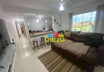 Cobertura com 2 dormitórios à venda, 120 m² por r$ 420.000,00 - costazul - rio das ostras/rj