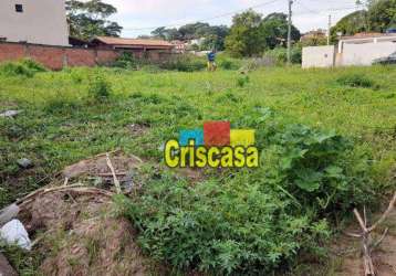 Terreno à venda, 450 m² por r$ 100.000 - maria turri - rio das ostras/rj