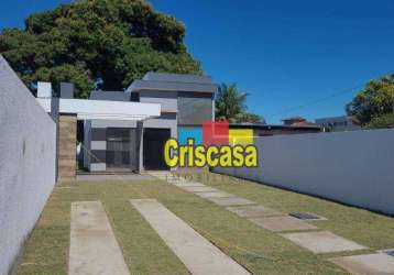 Casa com 3 dormitórios à venda, 110 m² por r$ 650.000,00 - jardim mariléa - rio das ostras/rj