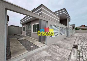 Casa com 2 dormitórios à venda, 67 m² por r$ 350.000,00 - chácara mariléa - rio das ostras/rj