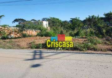 Terreno à venda, 390 m² por r$ 120.000,00 - extensão serramar - rio das ostras/rj