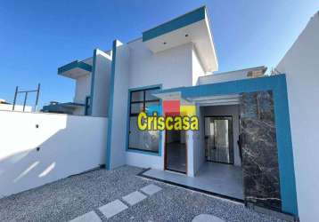 Casa com 3 dormitórios à venda, 95 m² por r$ 670.000,00 - recreio - rio das ostras/rj