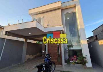 Casa à venda, 160 m² por r$ 550.000,00 - verdes mares - rio das ostras/rj