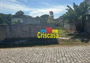 Terreno à venda, 360 m² por r$ 160.000,00 - residencial rio das ostras - rio das ostras/rj