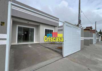 Casa com 2 dormitórios à venda, 64 m² por r$ 260.000,00 - cidade praiana - rio das ostras/rj