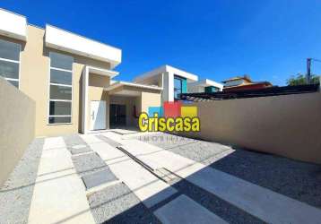 Casa com 3 dormitórios à venda, 112 m² por r$ 630.000,00 - ouro verde - rio das ostras/rj