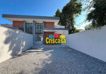 Casa à venda, 90 m² por r$ 440.000,00 - casa grande - rio das ostras/rj