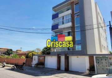 Apartamento com 2 dormitórios à venda, 74 m² por r$ 330.000,00 - jardim marileia - rio das ostras/rj