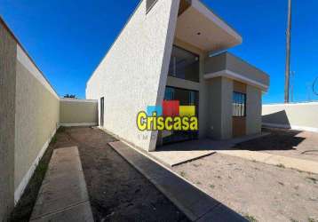 Casa com 3 dormitórios à venda, 75 m² por r$ 399.000,00 - verdes mares - rio das ostras/rj