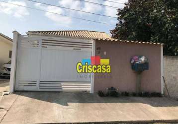 Casa com 2 dormitórios para alugar, 100 m² por r$ 1.500,00/mês - chácara mariléa - rio das ostras/rj