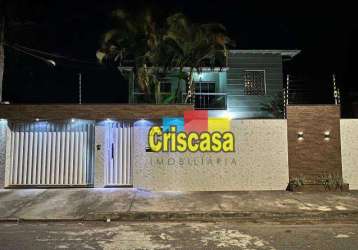 Casa com 7 dormitórios, 450 m² - venda por r$ 1.800.000,00 ou aluguel por r$ 7.000,00/mês - costazul - rio das ostras/rj