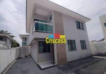 Casa com 4 dormitórios à venda, 147 m² por r$ 650.000,00 - jardim bela vista - rio das ostras/rj