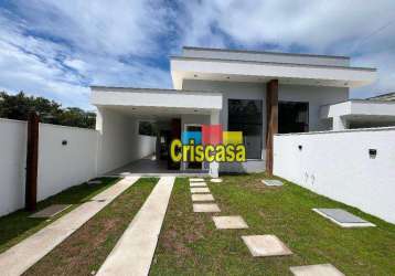 Casa com 3 dormitórios à venda, 109 m² por r$ 750.000,00 - colinas - rio das ostras/rj