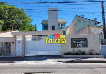 Cobertura com 3 dormitórios, 95 m² - venda por r$ 450.000,00 ou aluguel por r$ 3.350,00/mês - balneário remanso - rio das ostras/rj