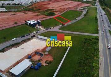 Terreno, 501 m² - venda por r$ 590.000,00 ou aluguel por r$ 9.800,00/mês - condomínio alphaville rio costa do sol - rio das ostras/rj