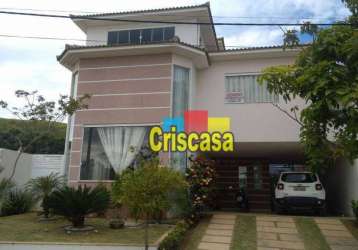 Casa com 3 dormitórios à venda, 305 m² por r$ 1.350.000,00 - vale dos cristais - macaé/rj