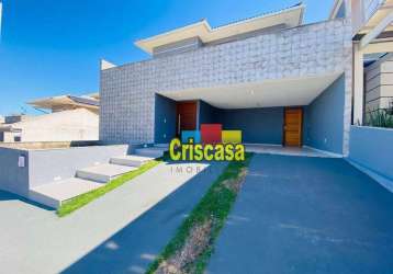 Casa à venda, 290 m² por r$ 1.600.000,00 - vale dos cristais - macaé/rj