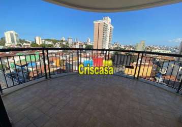 Apartamento com 3 dormitórios à venda, 115 m² por r$ 650.000,00 - imbetiba - macaé/rj