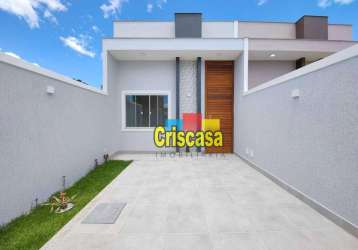 Casa com 3 dormitórios à venda, 87 m² por r$ 480.000,00 - lagoa - macaé/rj