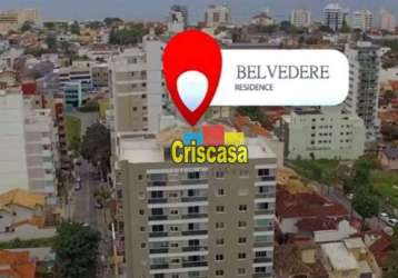 Apartamento com 2 dormitórios à venda, 75 m² por r$ 440.000,00 - riviera fluminense - macaé/rj