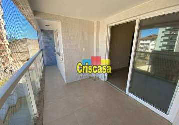 Apartamento com 3 dormitórios para alugar, 120 m² por r$ 5.035,00/mês - cavaleiros - macaé/rj