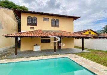 Casa com 3 dormitórios à venda, 140 m² por r$ 900.000,00 - serra grande - niterói/rj