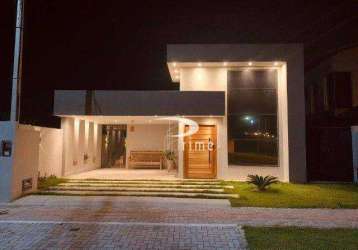 Casa com 3 dormitórios à venda, 100 m² por r$ 790.000,00 - itaipuaçu - maricá/rj
