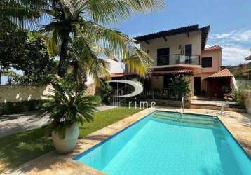 Casa com 5 dormitórios à venda, 360 m² por r$ 3.900.000,00 - itacoatiara - niterói/rj