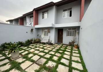 Casa em condomínio fechado com 3 quartos à venda na rua angélica maria taborda santos, 364, boqueirão, curitiba por r$ 395.000