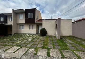 Casa em condomínio fechado com 3 quartos à venda na rua doutor petrônio romero de souza, 761, cajuru, curitiba por r$ 540.000