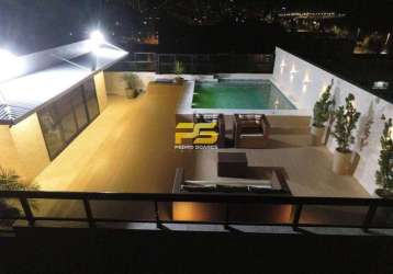 Cobertura duplex com 4 quartos à venda, cabo branco - joão pessoa