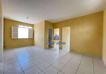 Apartamento com 3 quartos (sendo 1 suíte) + wc social para alugar, 112 m² por r$ 1.500/mês - castelão - fortaleza/ce.