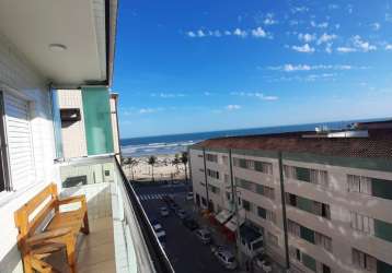 Vendo lindo apartamento vista para o mar, 2 dorms, 2 vagas - vila tupi- praia grande - sp