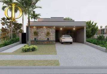Casa com 3 dormitórios à venda, 210 m² por r$ 1.490.000,00 - condomínio royal garden - paulínia/sp
