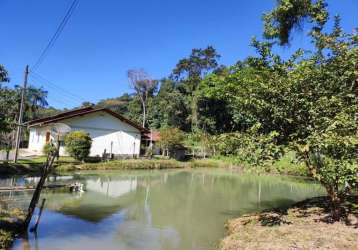 Sitio com 2 casas todo plano e cercado vila itoupava blumenau