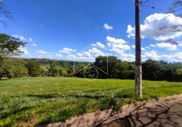 Terreno dentro de condomínio em marília