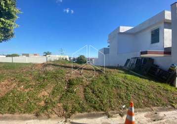 Terreno dentro de condomínio em marília