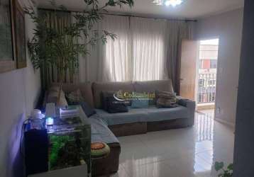 Apartamento com 3 dormitórios à venda, 88 m²  - cerâmica - são caetano do sul/sp