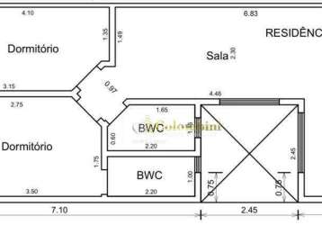 Cobertura com 2 dormitórios à venda, 54 m² - parque das nações - santo andré/sp