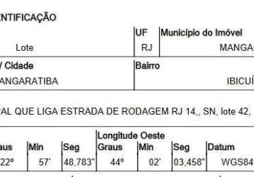 Oportunidade única em mangaratiba - rj | tipo: terreno | negociação: venda direta online  | situação: imóvel