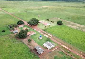 Fazenda gigante em santa terezinha/mt com 7 casas, curral e pista de pouso