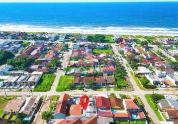 Casa proximo ao mar, com 3 dormitórios à venda, 68 m² por r$ 342.000 - nereidas - guaratuba/pr