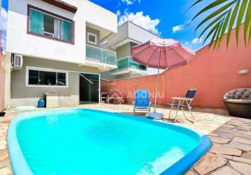 Sobrado com piscina, 3 dormitórios à venda, 149 m² por r$ 750.000 - centro - guaratuba/pr