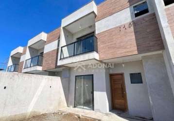 Sobrado com 3 dormitórios à venda, 96 m² por r$ 549.990,00 - eliana - guaratuba/pr