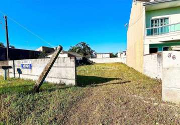 Terreno à venda, 375 m² por r$ 212.000,00 - coroados - guaratuba/pr