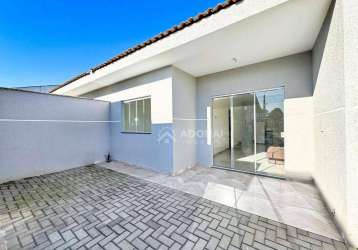 Casa com 2 dormitórios à venda, 53 m² por r$ 265.000,00 - nereidas - guaratuba/pr