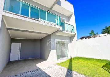 Sobrado com 3 dormitórios à venda, 121 m² por r$ 470.000,00 - piçarras - guaratuba/pr